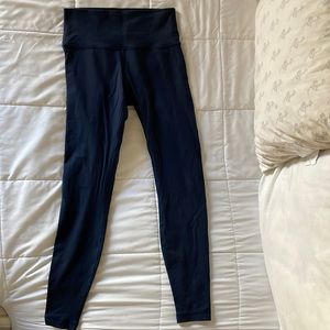 Lululemon leggings navy blue size 8